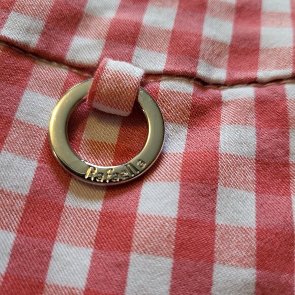 Rafaella Comfort Stretch Pull On Bermuda Shorts Size 16 Dubarry Red - Picture 7 of 7